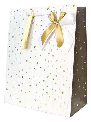 Torba prezentowa Kokarda 26x32,3x12,5 cm QPL-104 wzór 2