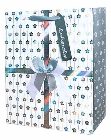 Torba prezentowa Kokarda 26x32,3x12,5 cm QPL-120 wzór 4
