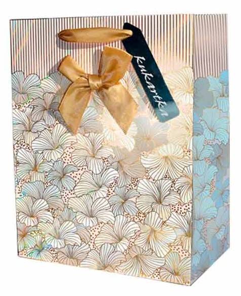 Torba prezentowa Kokarda 33x45,6x12,6 cm QPXL-068 wzór 1