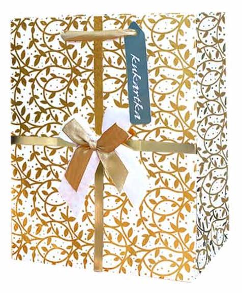 Torba prezentowa Kokarda 33x45,6x12,6 cm QPXL-068 wzór 3