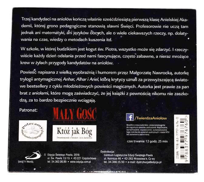 TWIERDZA ANIOŁÓW - Małgorzata Nawrocka. AUDIOBOOK MP3 (CD)