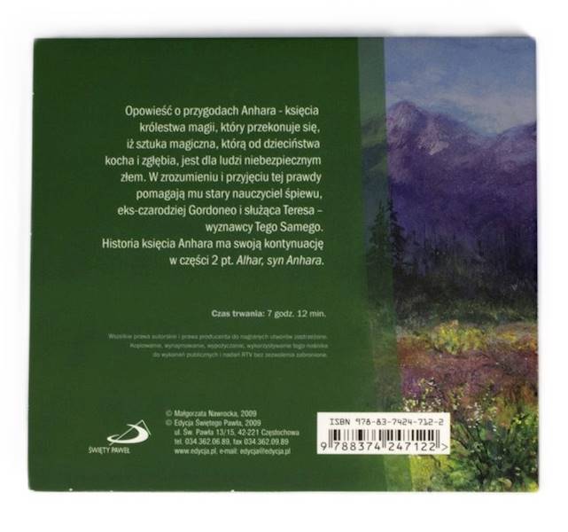 ANHAR. Powieść antymagiczna 1 - Małgorzata Nawrocka. AUDIOBOOK MP3 (CD)