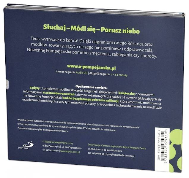 Nowenna Pompejańska. AUDIOBOOK 2xCD Audio + aplikacja mobilna