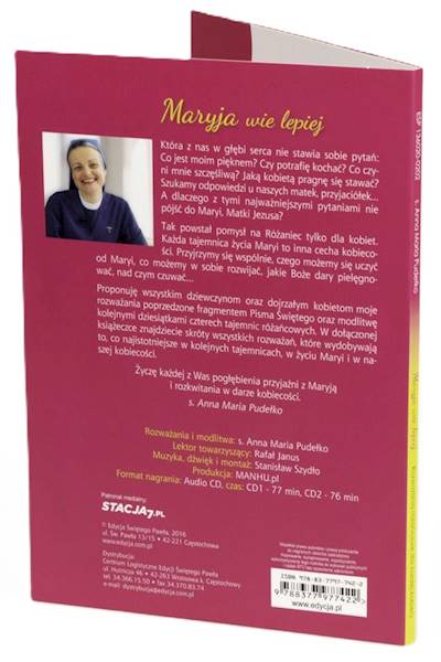 Maryja wie lepiej. Rozważania różańcowe - s. Anna Maria Pudełko. AUDIOBOOK 2x CD Audio