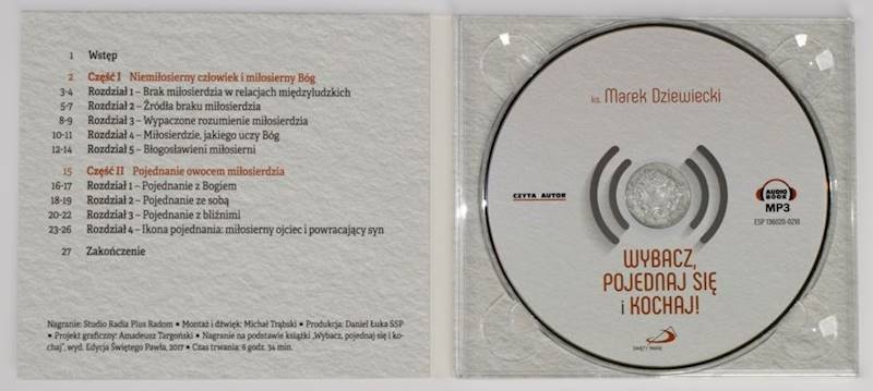 Wybacz, pojednaj się i kochaj! - ks. Marek Dziewiecki. AUDIOBOOK MP3 (CD)