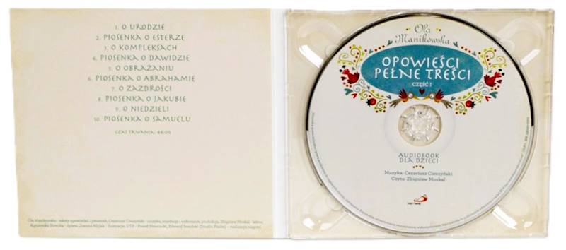 OPOWIEŚCI PEŁNE TREŚCI część I - Ola Manikowka. AUDIOBOOK DLA DZIECI Audio CD