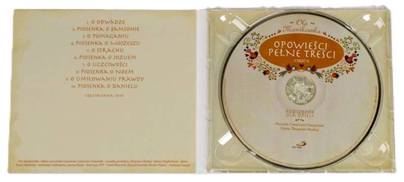 OPOWIEŚCI PEŁNE TREŚCI część II - Ola Manikowka. AUDIOBOOK DLA DZIECI Audio CD