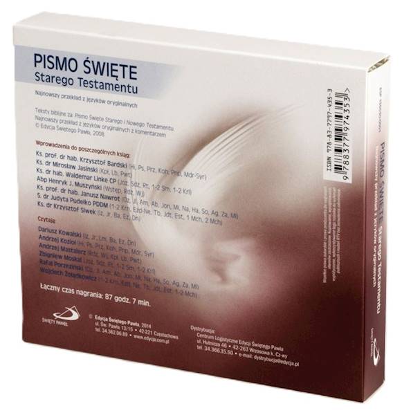 PISMO ŚWIĘTE Starego Testamentu - AUDIOBOOK MP3 (6x CD)