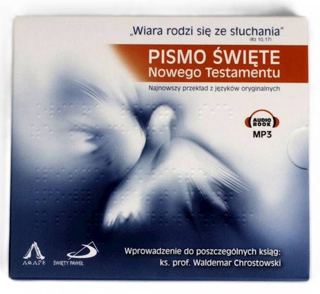 PISMO ŚWIĘTE Nowego Testamentu - AUDIOBOOK MP3 (2x CD)