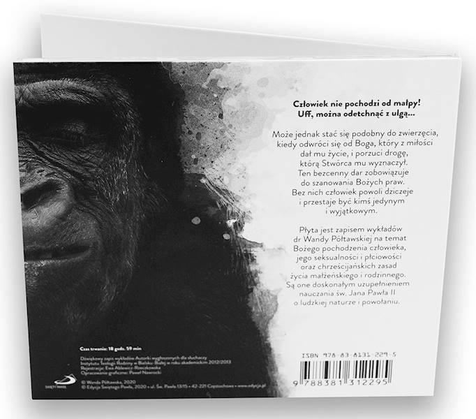Nie jesteś gorylem - Wanda Półtawska. AUDIOBOOK MP3 (CD)