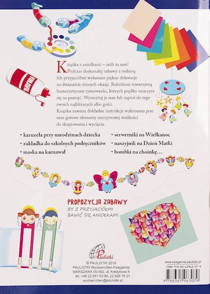 ANIOŁKI na każdą OKAZJĘ. Rymowanki i robótki z papieru, nożyczek i fantazji