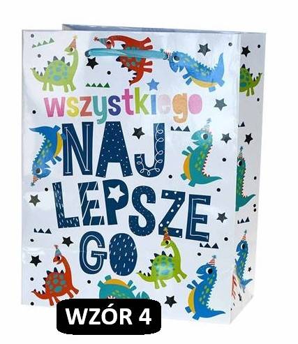 Torebka prezentowa Dziecięca 13x17,9x8 cm TS-093 wzór 4 (dla chłopaka)