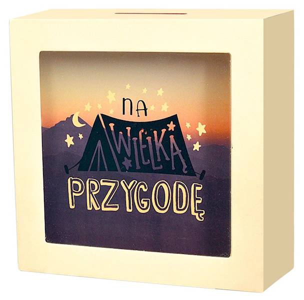 Skarbonka SKARBBOXY "na WIELKĄ PRZYGODĘ" SBB-015