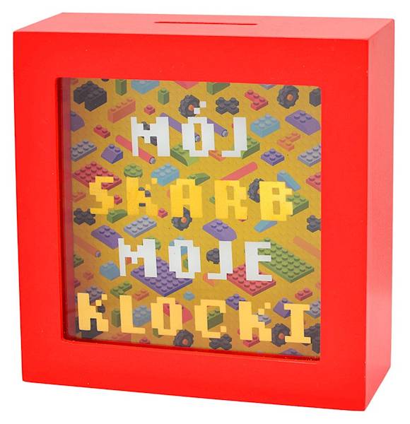 Skarbonka SKARBBOXY "MÓJ SKARB MOJE KLOCKI" SBB-024