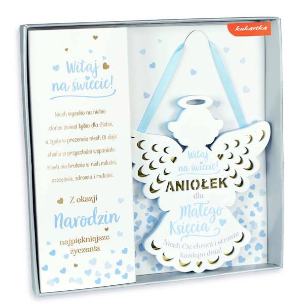 Zawieszka PREMIUM Narodziny "ANIOŁEK dla Małego Księcia" ZOP-002