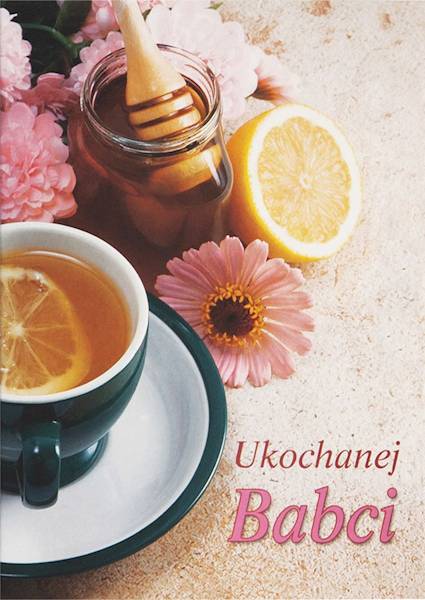Karnet z kopertą: UPOMINKOWA 4. Ukochanej Babci
