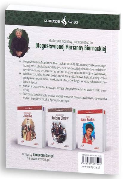 SKUTECZNI ŚWIĘCI: Błogosławiona Marianna Biernacka - książka