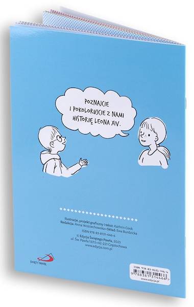 PAPIEŻ LEON XIV - kolorowanka