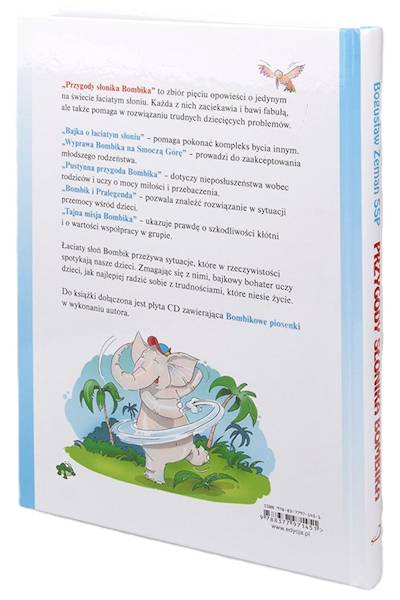 Książka z płytą CD: PRZYGODY SŁONIKA BOMBIKA - Bogusław Zeman SSP
