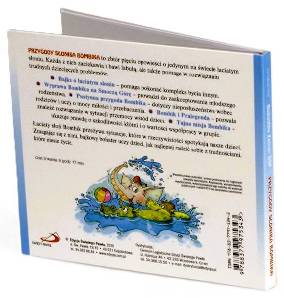 PRZYGODY SŁONIKA BOMBIKA - Bogusław Zeman SSP. AUDIOBOOK MP3 (CD)