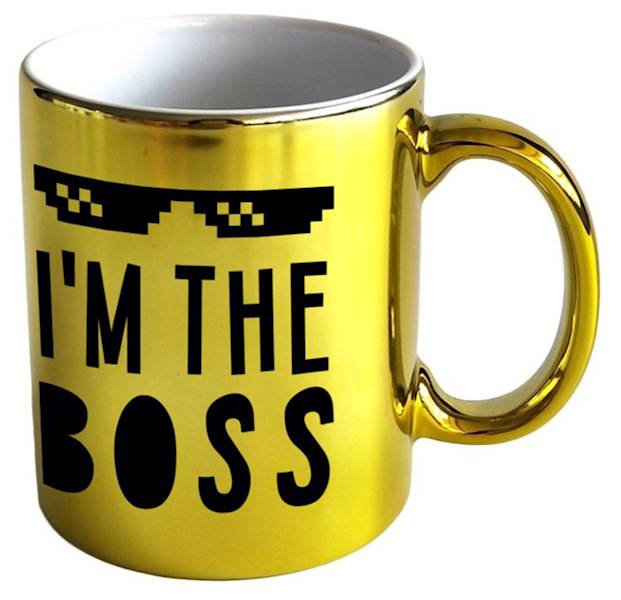 Kubek kukartka "I'M THE BOSS" 300 ml ON-005