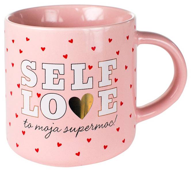 Kubek PASTELLE kukartka "SELF LOVE..." 350 ml Q-965