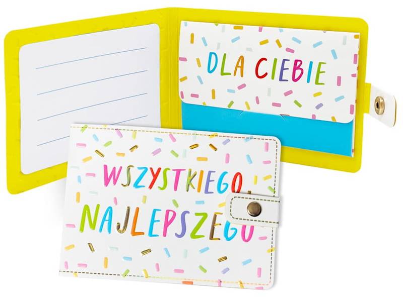 Portfelik prezentowy: "WSZYSTKIEGO NAJLEPSZEGO!" POR-006