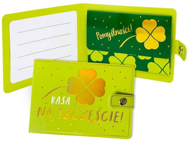 Portfelik prezentowy: "Kasa na SZCZĘŚCIE!" POR-012