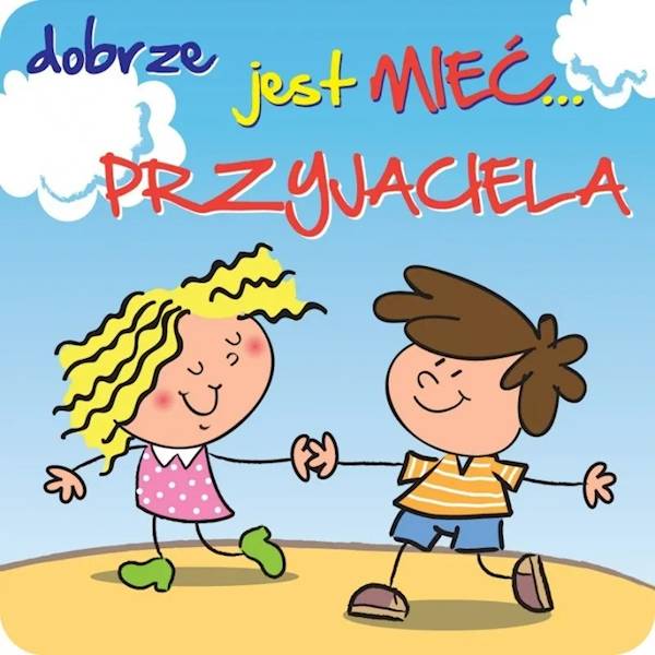 Magnes na lodówkę kukartka "dobrze jest mieć PRZYJACIELA" MG-105