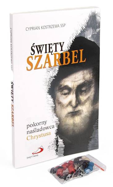 KSIĄŻKA + KORONKA: ŚWIĘTY CHARBEL. Pokorny naśladowca Chrystusa - Cyprian Kostrzewa SSP