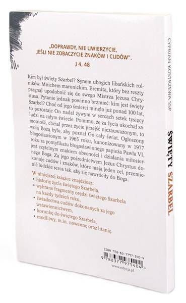 KSIĄŻKA + KORONKA: ŚWIĘTY CHARBEL. Pokorny naśladowca Chrystusa - Cyprian Kostrzewa SSP