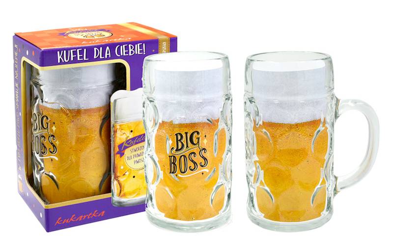 Kufel kukartka "BIG BOSS" 1 Litr KUFXL-002