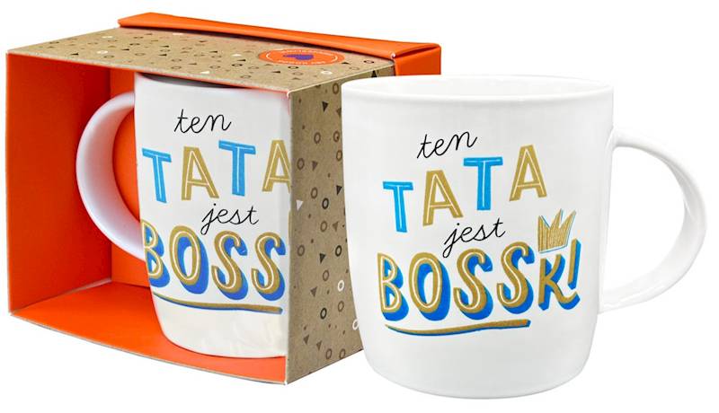 Kubek kukartka "ten TATA jest BOSKI" 350 ml TOP-024