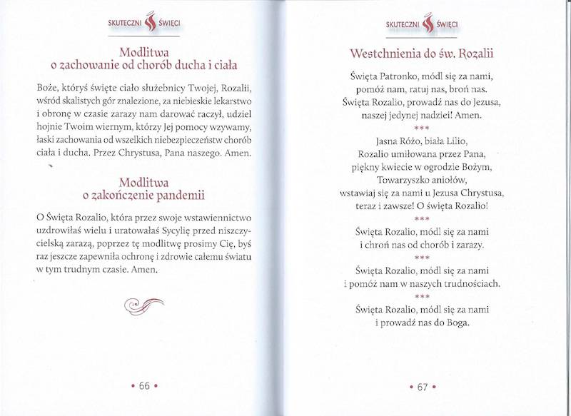 SKUTECZNI ŚWIĘCI: Święta Rozalia - książka