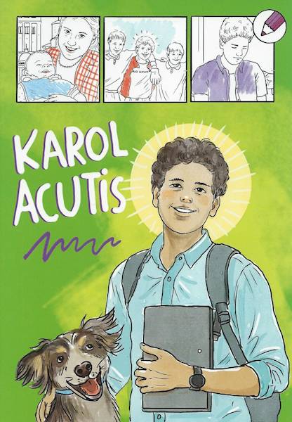 ŚWIĘTY KAROL ACUTIS - kolorowanka