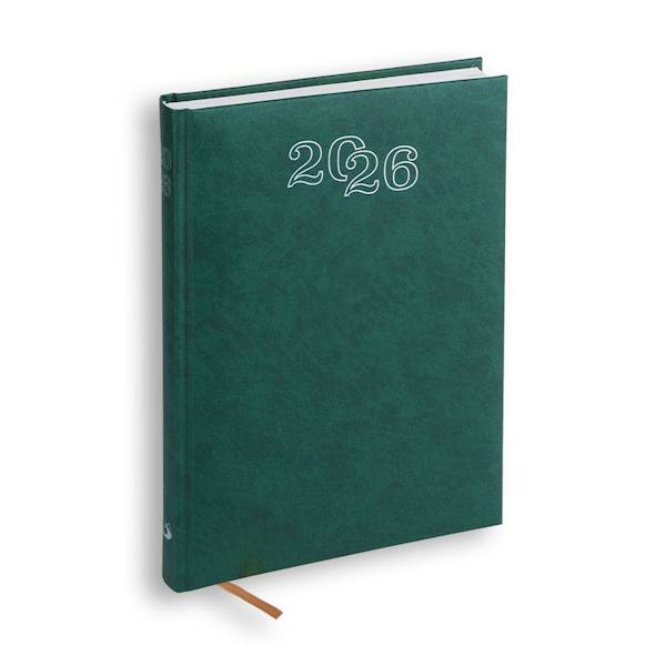 Kalendarz / Terminarz 2026 A5 STANDARD - zielony