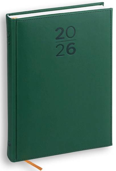 Kalendarz / Terminarz 2026 A5 PRINT - zielony