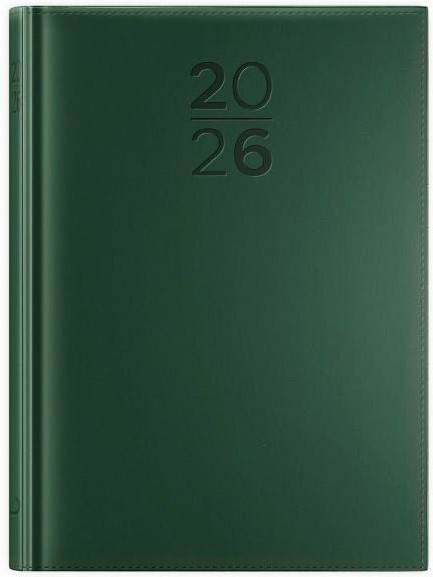 Kalendarz / Terminarz 2026 A5 PRINT - zielony