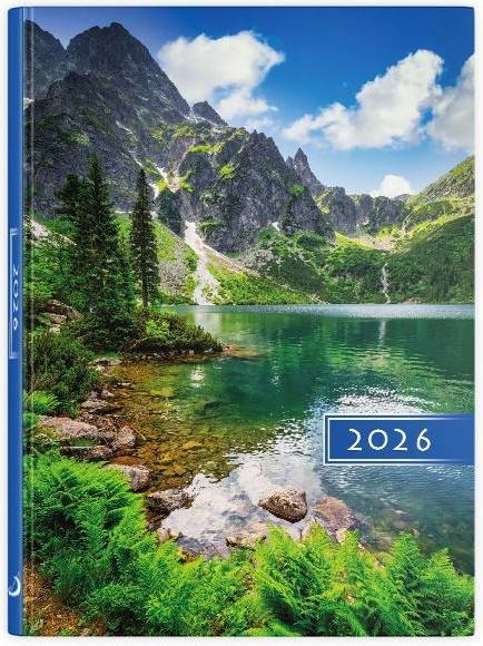 Kalendarz / Terminarz 2026 A5 KOLOROWY - krajobraz