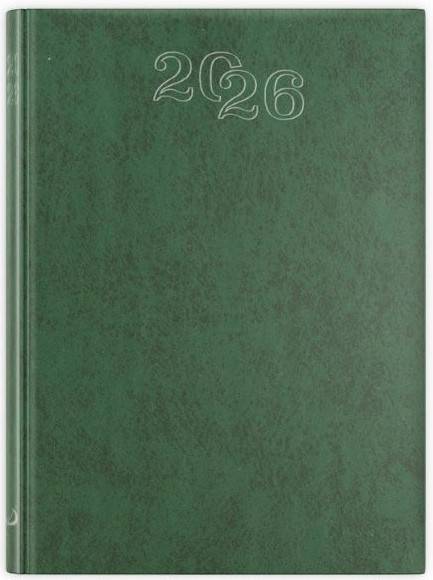 Kalendarz / Terminarz 2026 B7 STANDARD - zielony