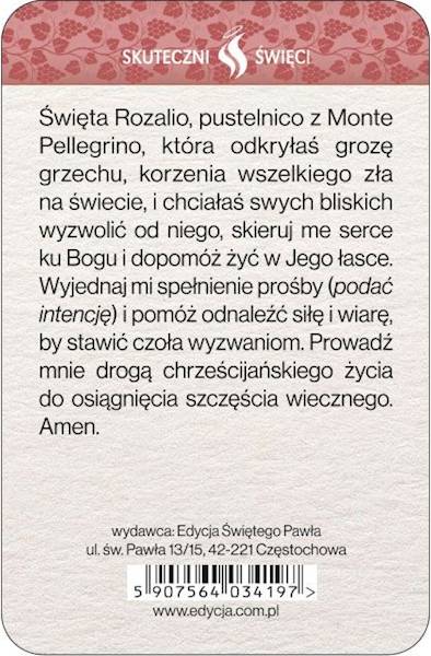 SKUTECZNI ŚWIĘCI: Święta Rozalia