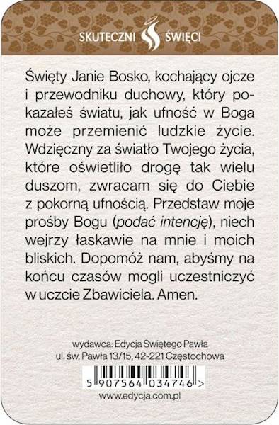 SKUTECZNI ŚWIĘCI: Święty Jan Bosko