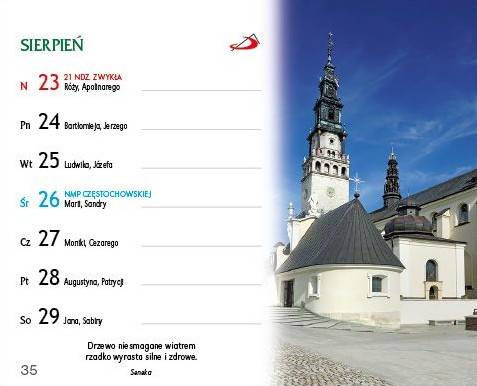 Kalendarz 2026 na biurko - Czas to miłość (16x13 cm)