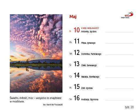 Kalendarz 2026 na biurko - Czas na radość (16x13 cm)