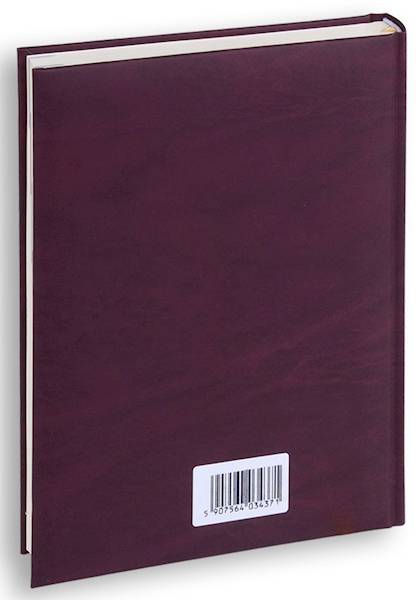 Kalendarz / Terminarz 2026 A5 STANDARD - bordowy