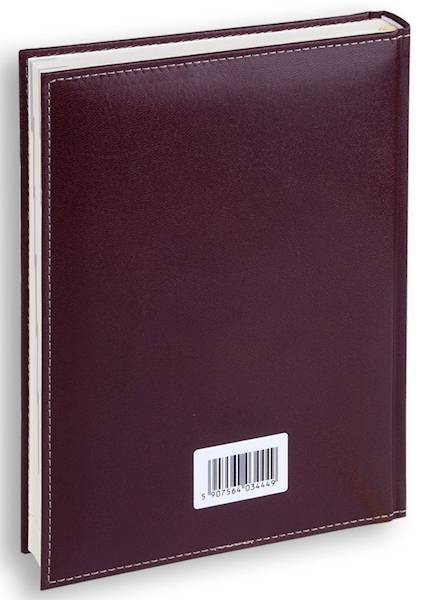 Kalendarz / Terminarz 2026 A5 MADRID - bordowy