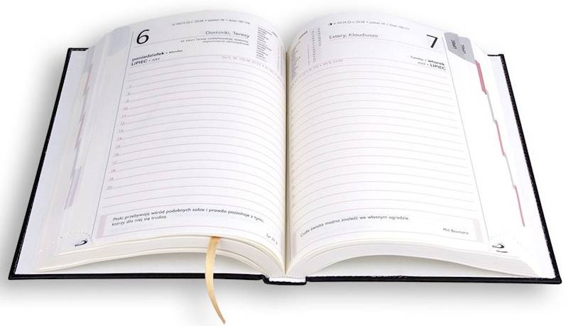 Kalendarz / Terminarz 2026 A5 MADRID - czarny