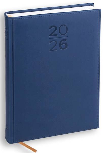 Kalendarz / Terminarz 2026 A5 PRINT - niebieski