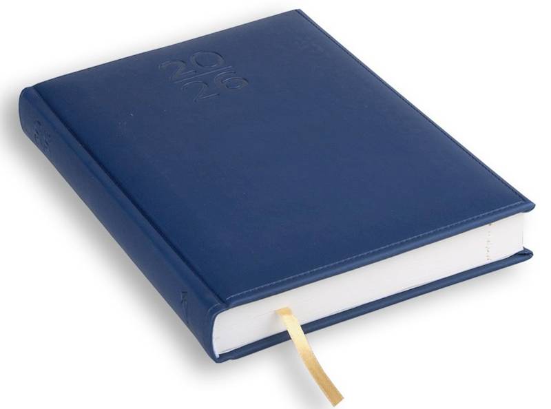 Kalendarz / Terminarz 2026 A5 PRINT - niebieski