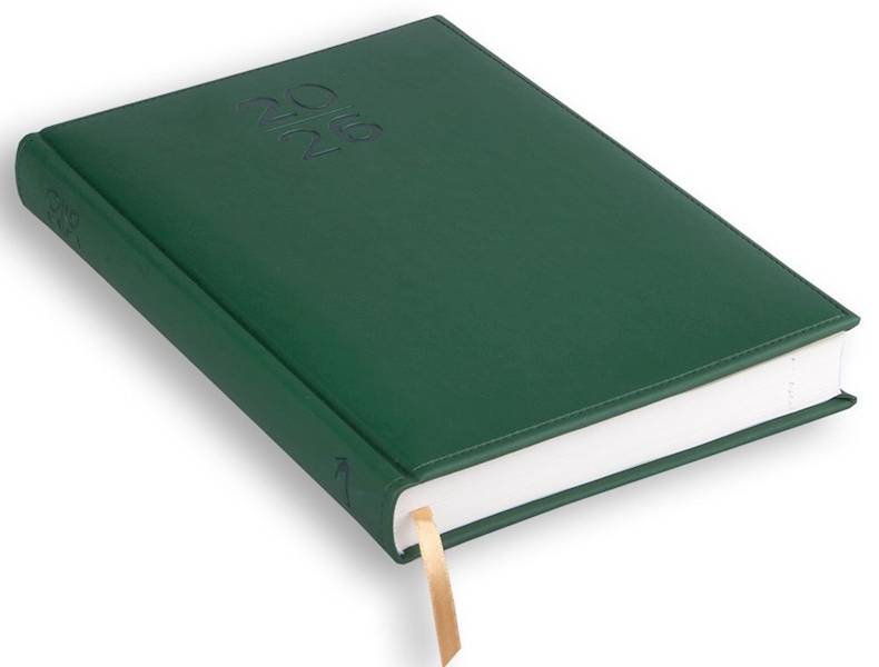 Kalendarz / Terminarz 2026 A5 PRINT - zielony